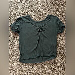 SHEIN Dark Green Short Sleeve Tee